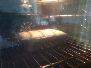 Sandwich Bread in the oven